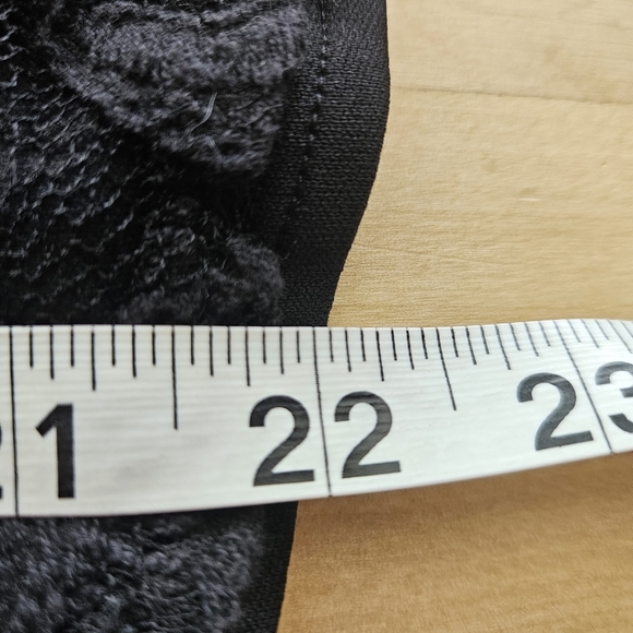 A. Byer Black Floral Lace Tank Style Top Size Large Goth Dark Romantic Coquette - Picture 7 of 9